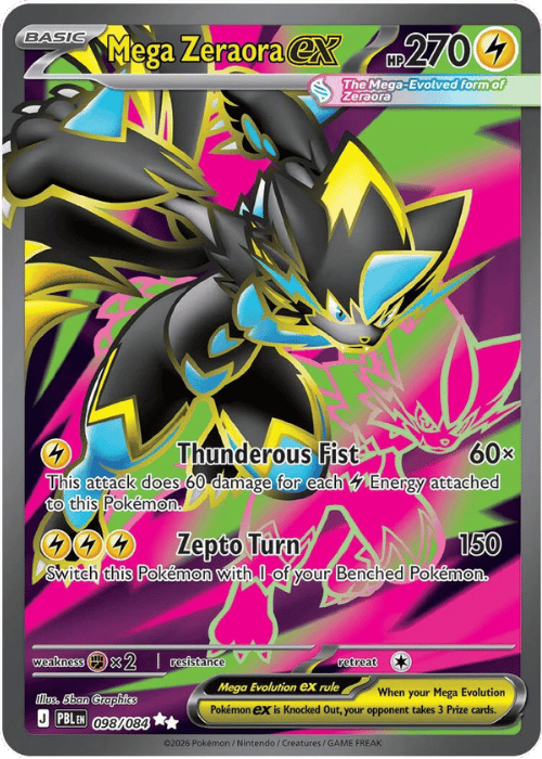 Mega Zeraora ex 098/084