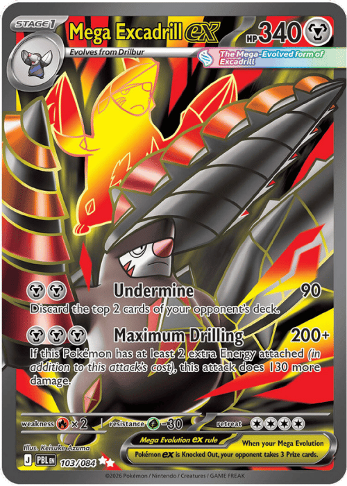 Mega Excadrill ex 103/084