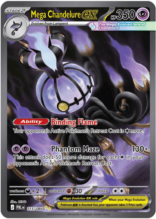 Mega Chandelure ex 115/084