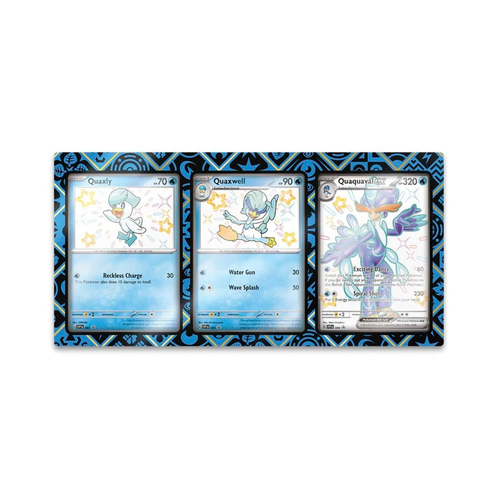 Blå akrylhållare till Pokemon kort