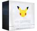 pokemon TCG celebrations elite trainer box med jubileumsmotiv 25 år