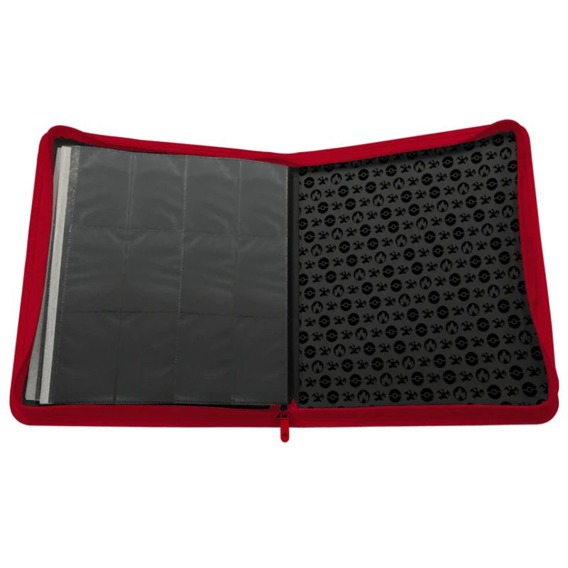Ultra PRO: Elite Series Charizard 12-Pocket Zippered PRO-Binder förvarar upp till 480 Pokémon kort