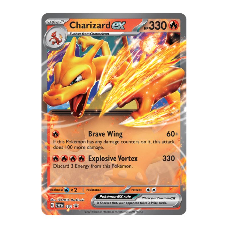 Charizard ex - SVP161 - Pokémon Kort Scarlet & Violet: Promo
