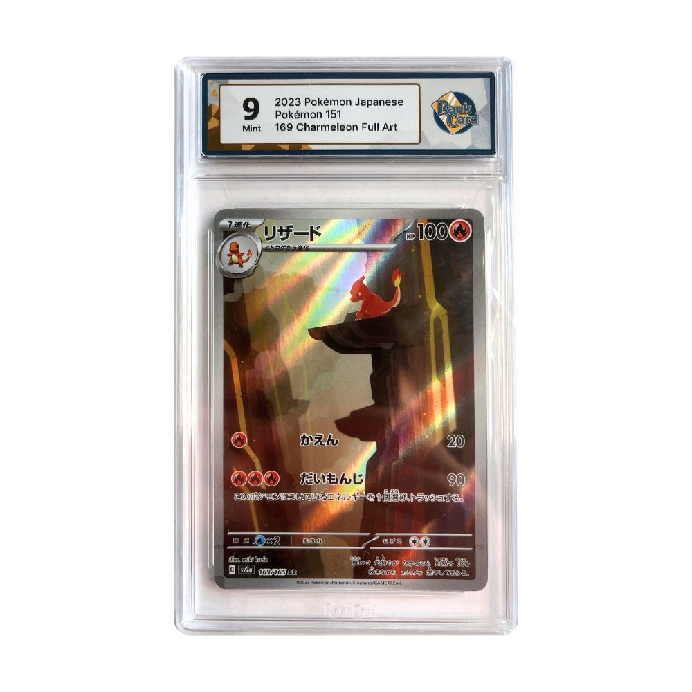 Charmeleon Art Rare RaukCard Mint 9 graderat Pokemon kort
