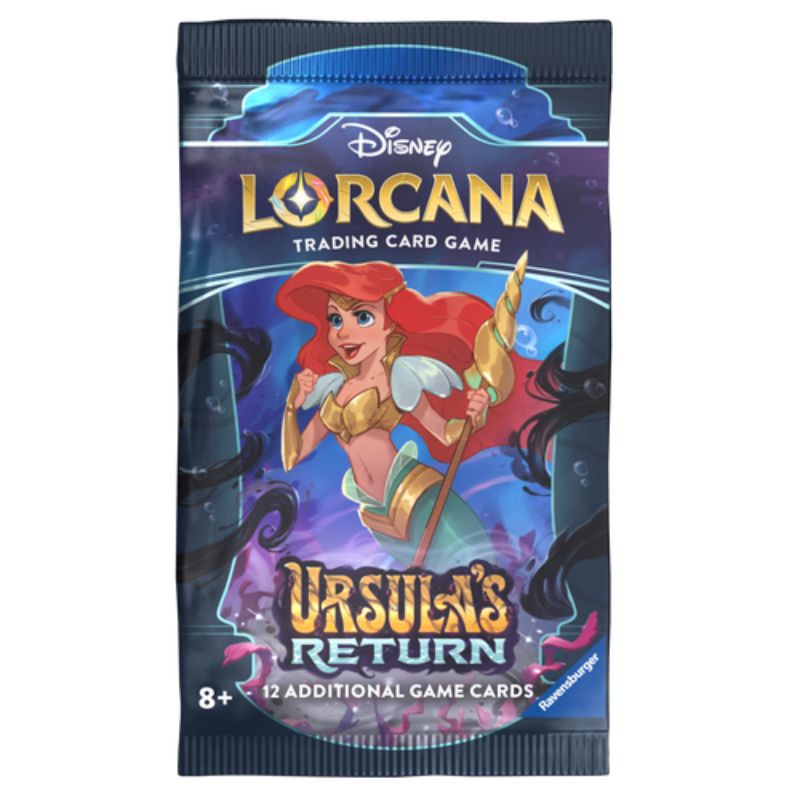 Disney Lorcana Ursulas Return booster innehåller 12 kort