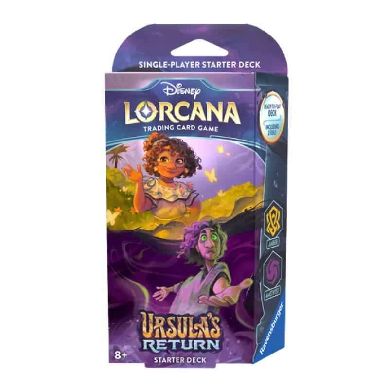 Disney Lorcana Ursulas return starter deck med 60 kort