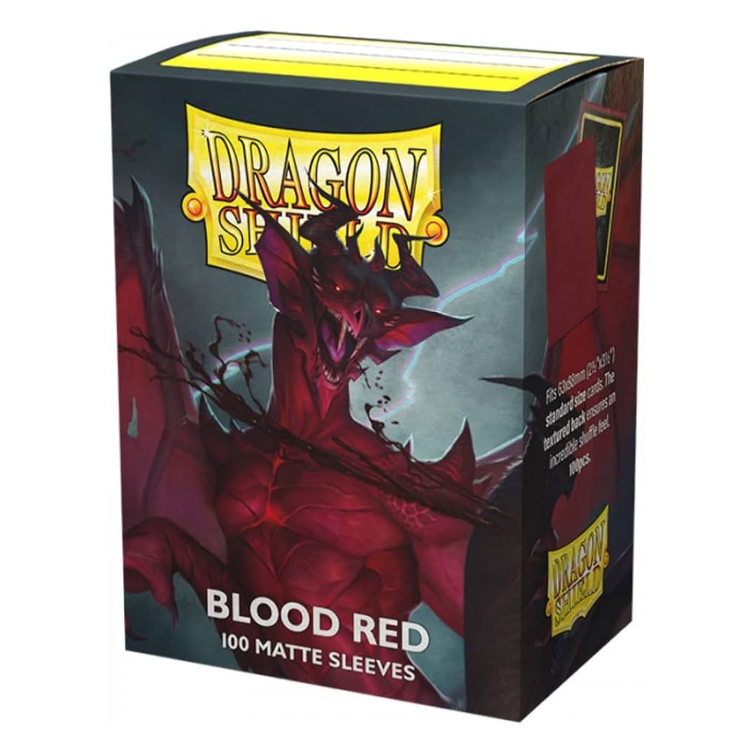 Dragon Shield: Standard Sleeves - 100st - Blood Red