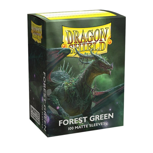 Dragon Shield: Standard Sleeves Matte - 100st - Forest Green