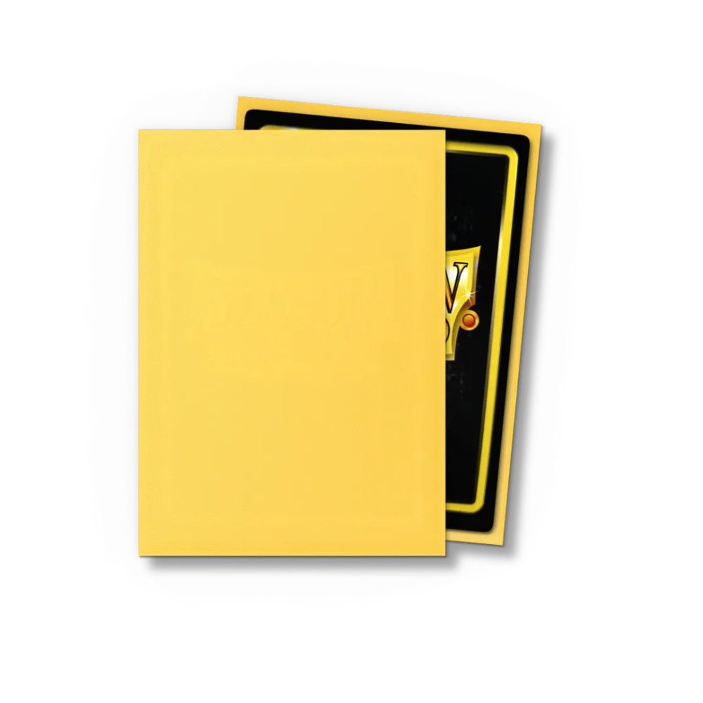 Dragon Shield Yellow Sleeves