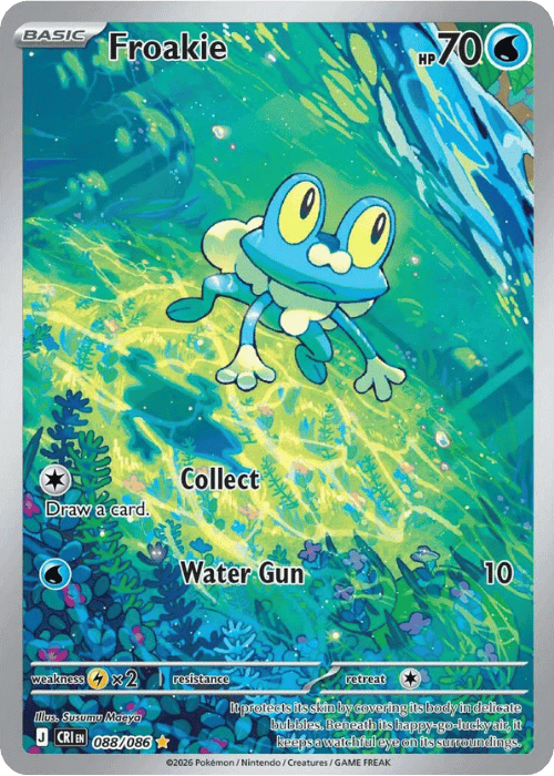 Froakie 088/086 Pokemon Chaos Rising
