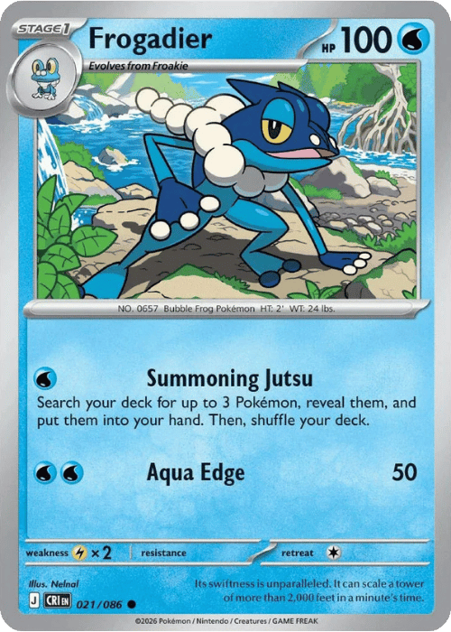 Frogadier 021/086 - Pokémon Chaos Rising