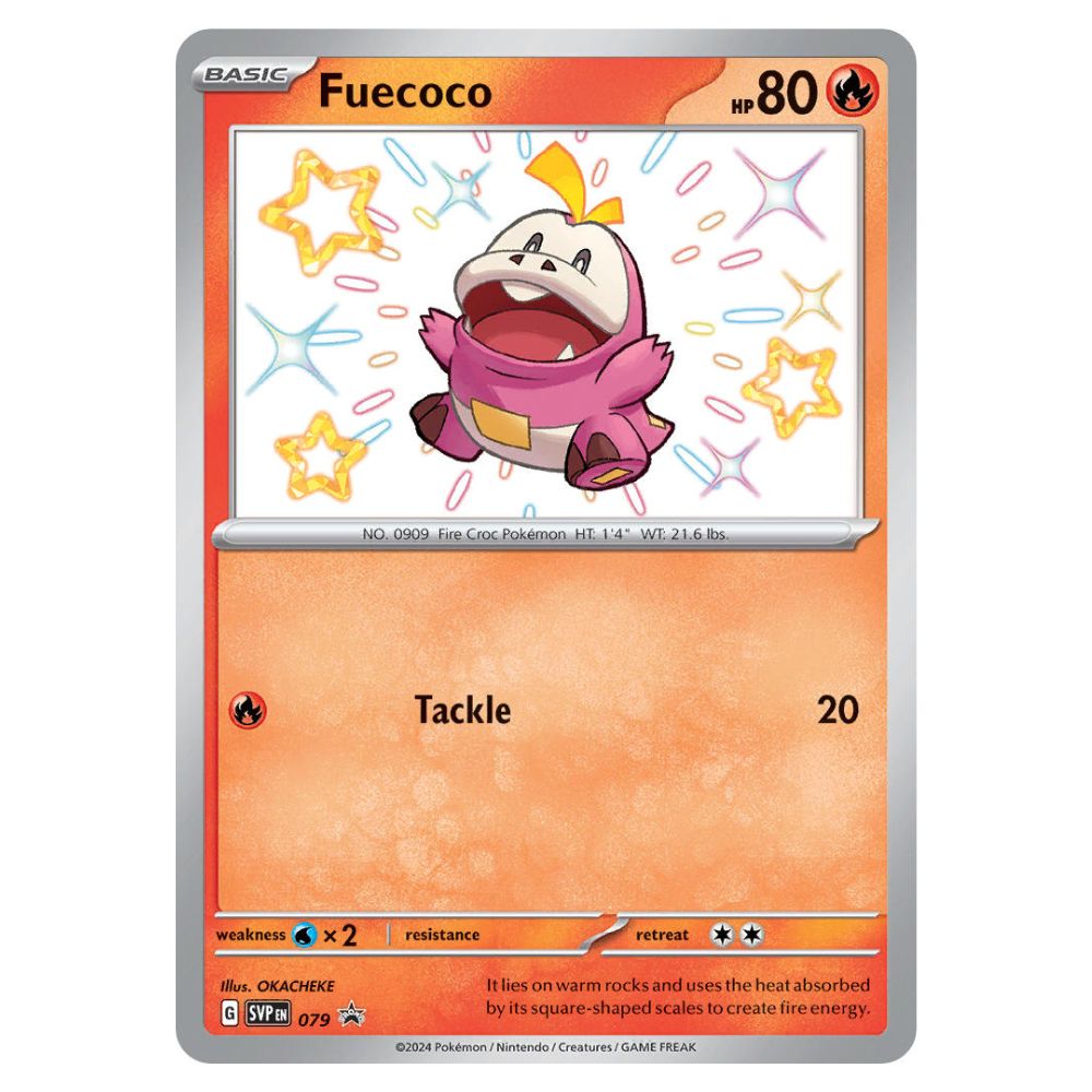 Fuecoco SVP079 Pokemon kort