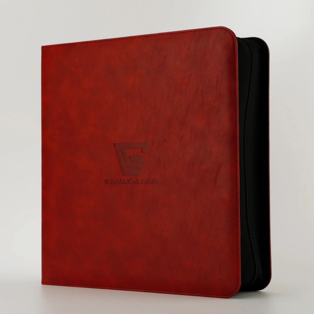 Gemloader: Premium Graded Card Binder for PSA, BGS & other slabs of equal dimensions - Red