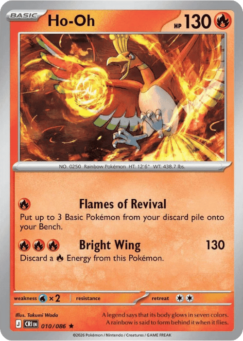 Ho-Oh 010/086 - Pokémon Chaos Rising