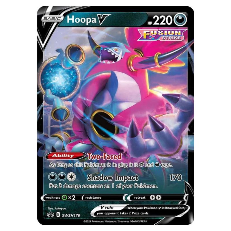 Hoopa V SWSH176 Promo pokemon kort