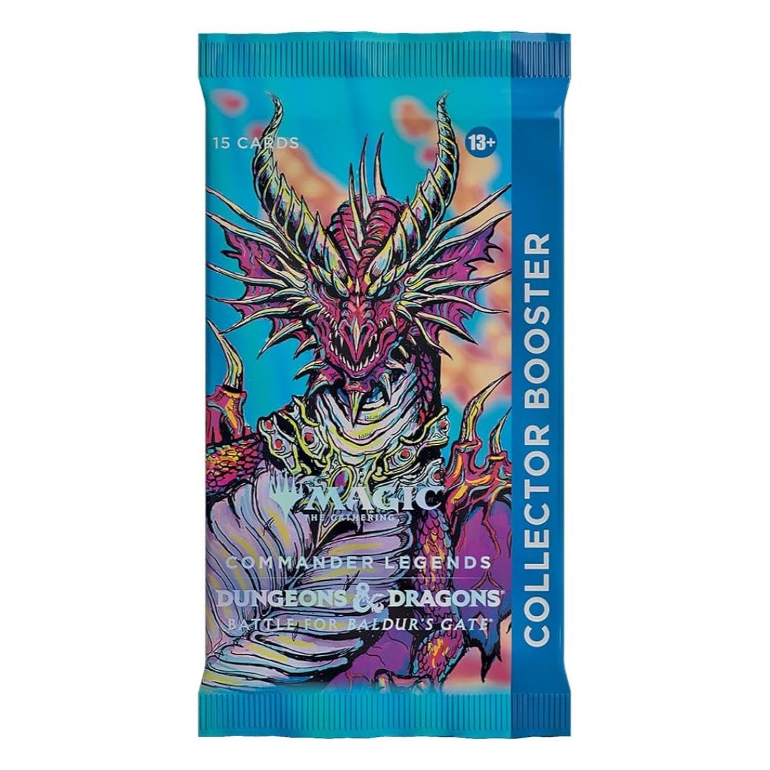Magic the Gathering MTG Battle for Baldur's Gate Collector's Booster Pack med sällsynta kort