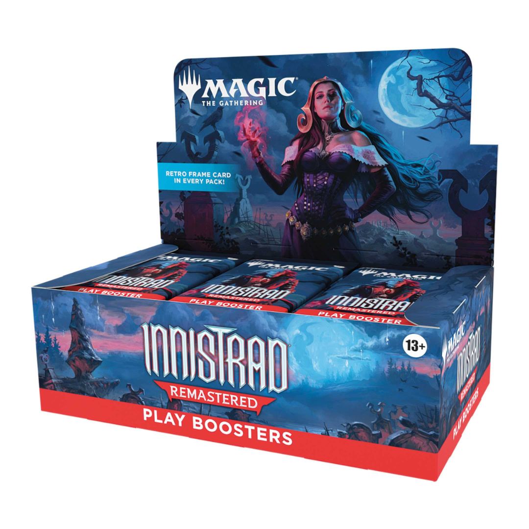 Magic the Gathering MTG Innistrad Remastered Play Booster Box med sällsynta kort