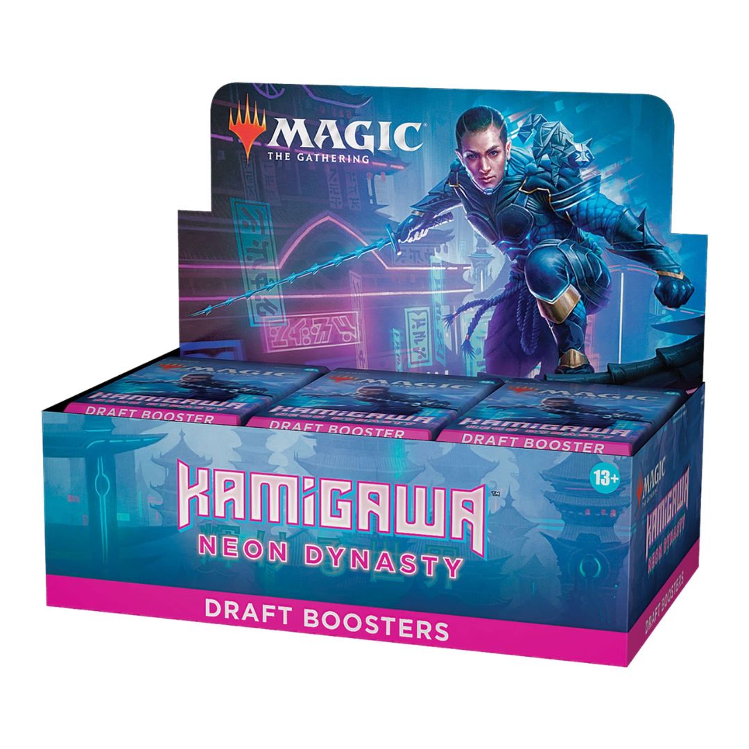 Magic the Gathering MTG Kamigawa: Neon Dynasty Draft Booster Box för episkt draftspel