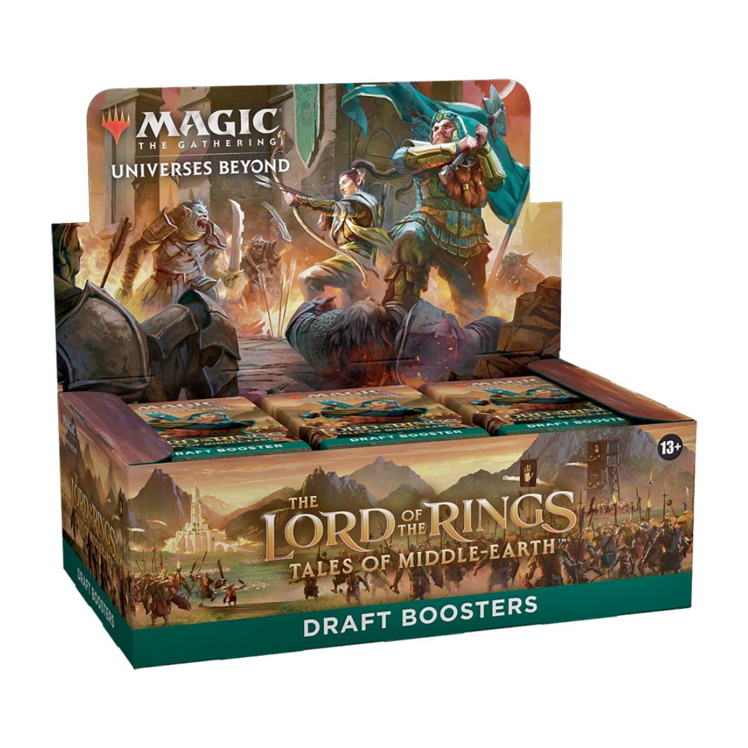 Magic the Gathering MTG The Lord of the Rings: Tales of Middle-Earth Draft Booster Box för episkt draftspel