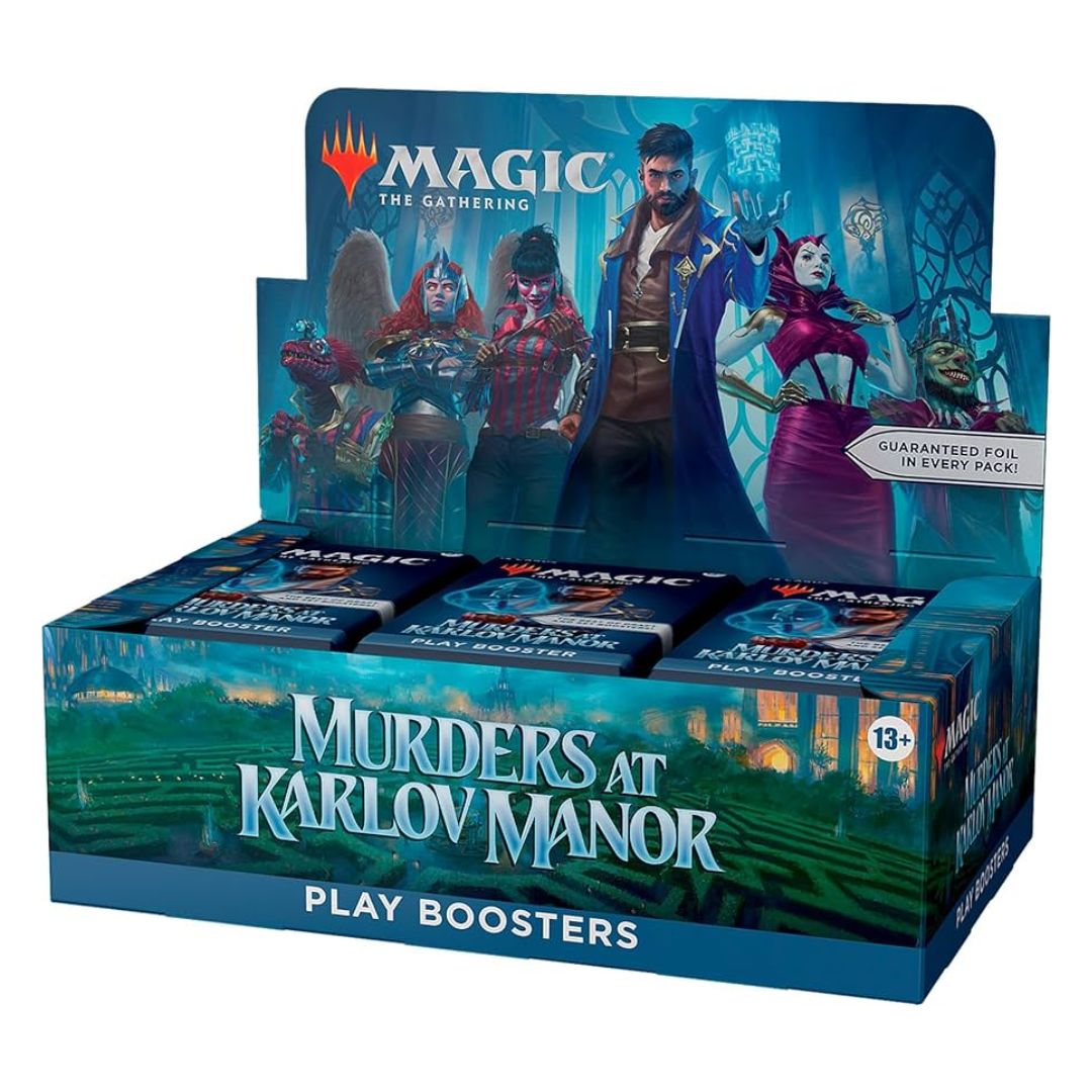 Magic the Gathering MTG Murders at Karlov Manor Play Booster Box med sällsynta kort