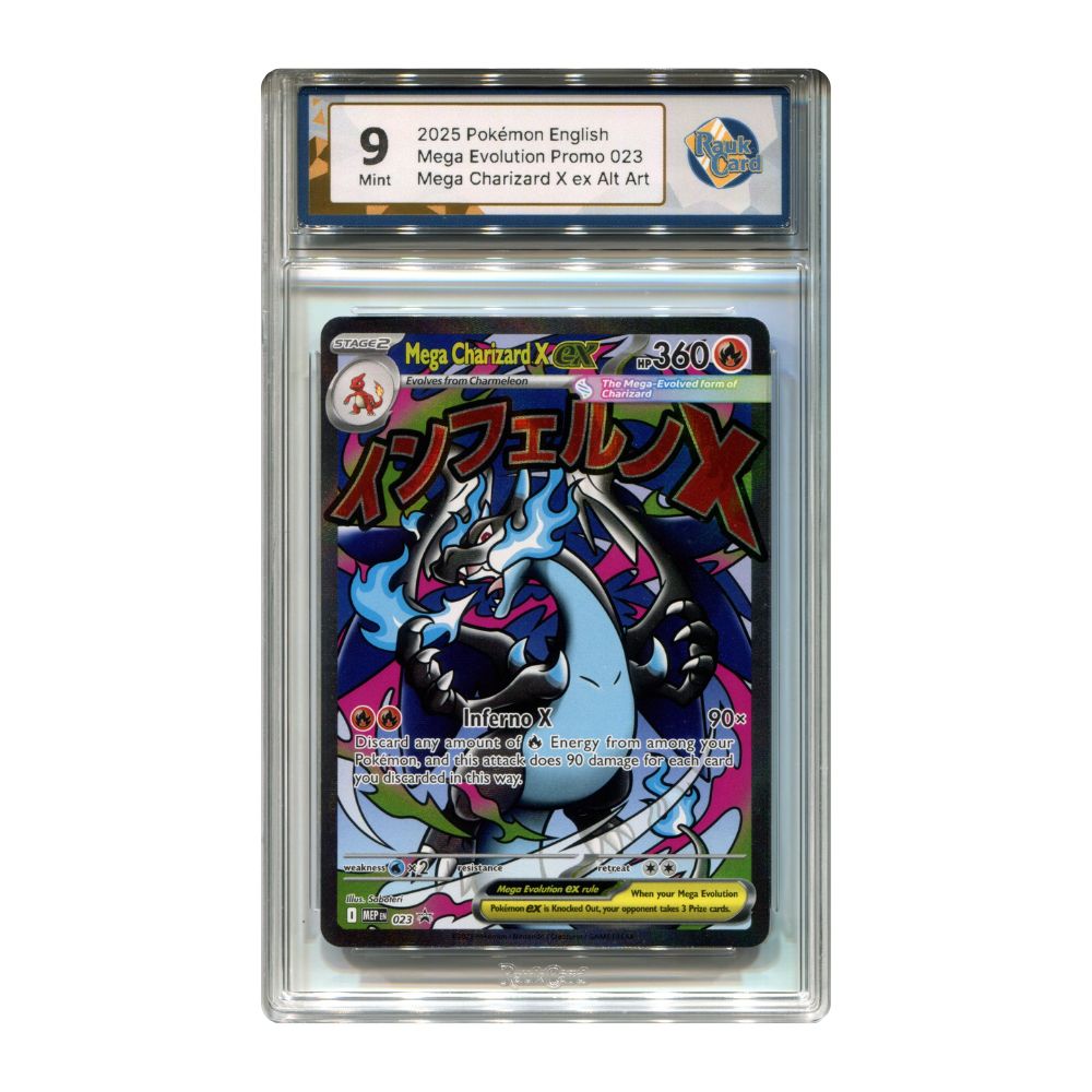 Mega Charizard ex - RaukCard 9 - Pokémon Black Star Promo (MEP023)