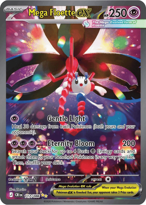Mega Floette ex 117/086 Pokemon Chaos Rising