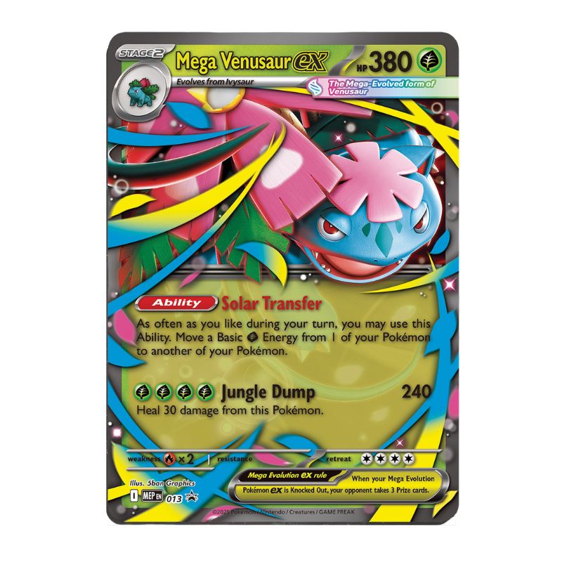 Mega Venusaur ex MEP013 Promo Pokemon kort