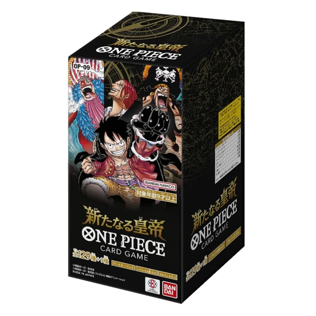 One Piece Card Game - OP09 Emperors of the New World Booster box är nionde setet i One Piece Card Game