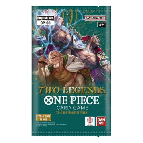One Piece Card Game - OP08 Two Legends Booster Pack med legendariska One Piece kort att samla på