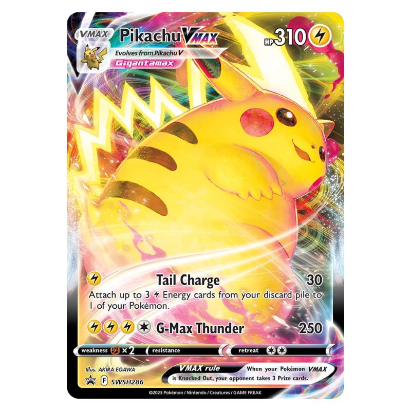 Pokemon Pikachu VMAX Jumbo kort från Crown Zenith Special Collection
