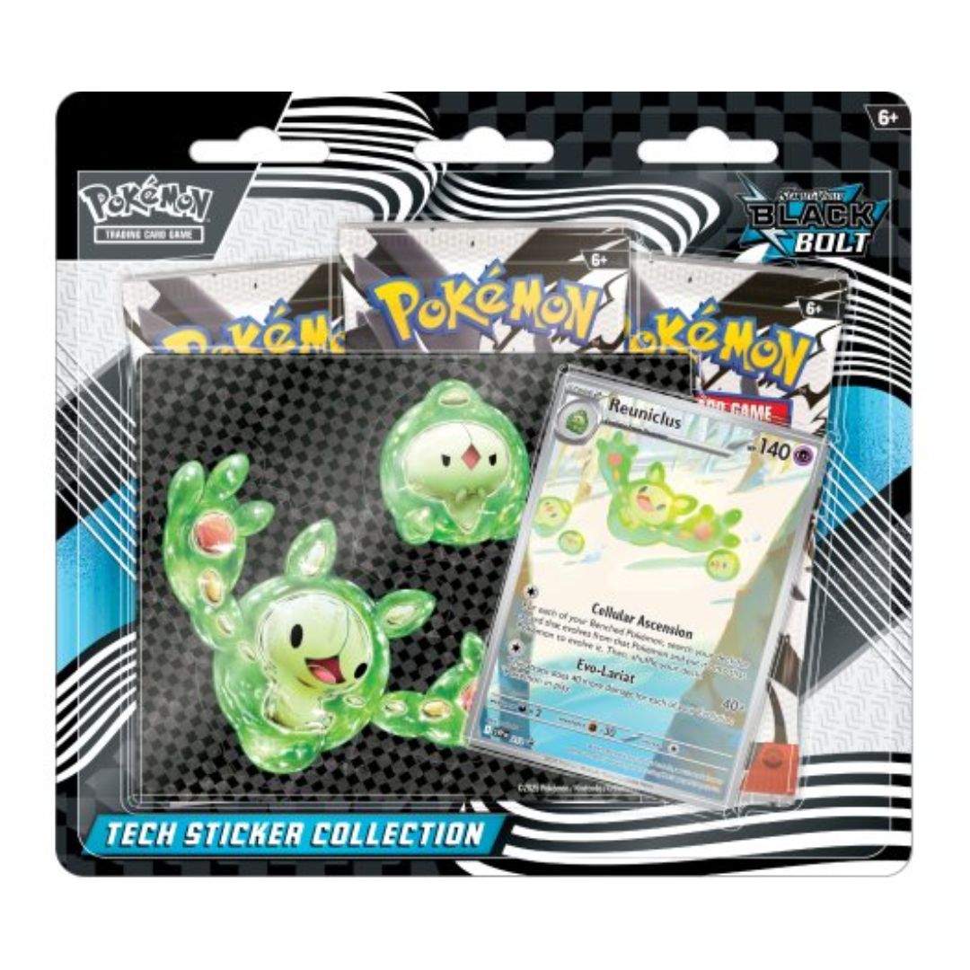 Pokémon Scarlet & Violet 10.5: Black Bolt Tech Sticker Collection