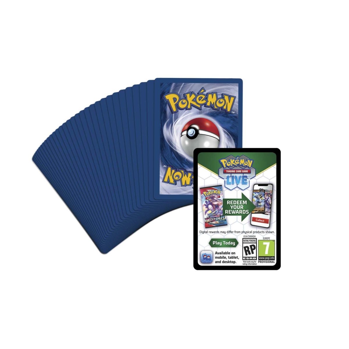 Mängder av Pokemon energi kort