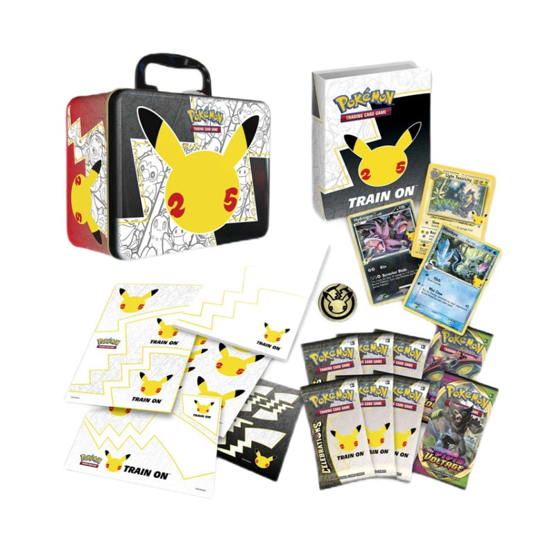 Pokémon TCG: Celebrations Collectors Chest 25th Anniversary innehåll