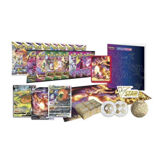 Pokémon Sword & Shield Charizard UPC innehåll