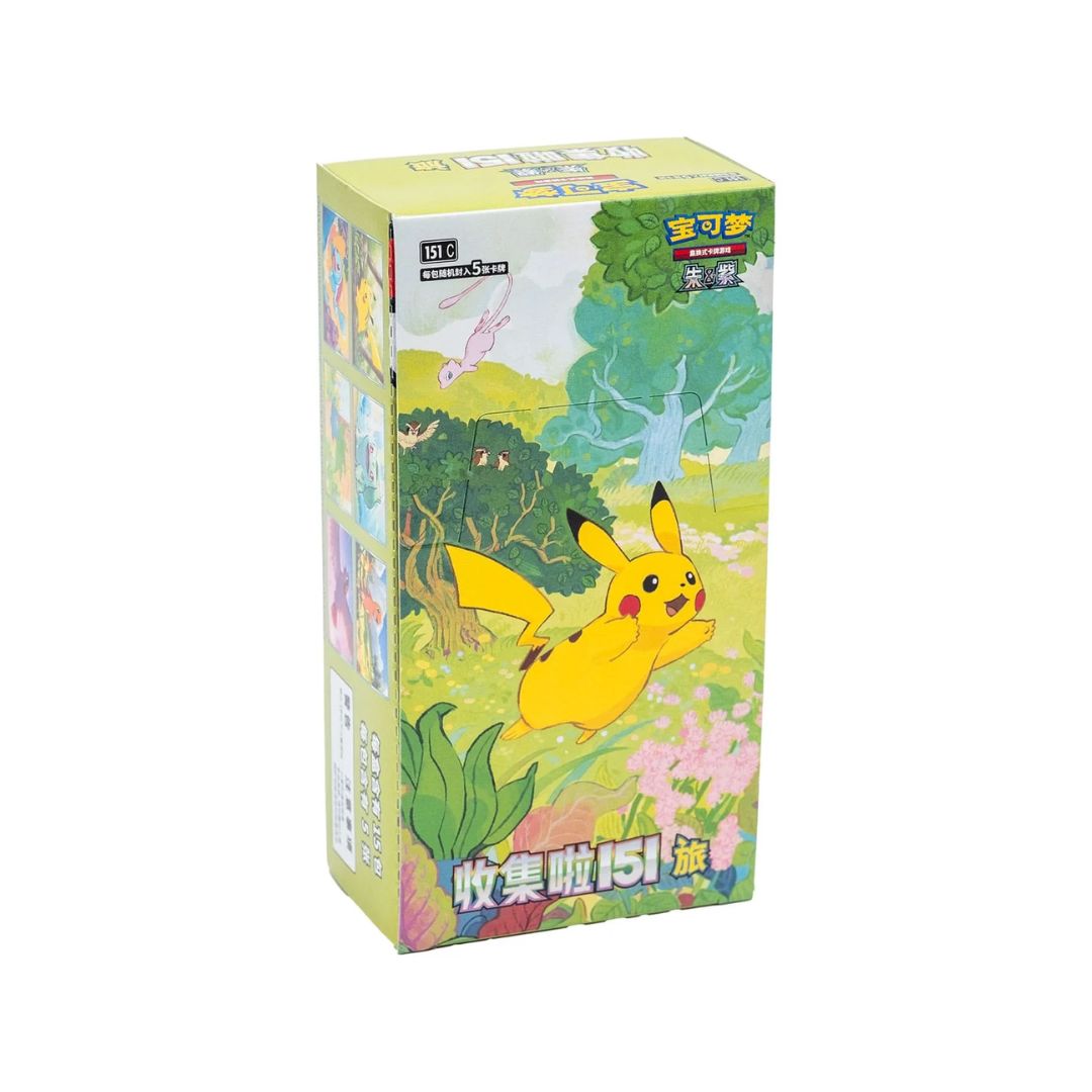 Pokémon Scarlet & Violet: 151C Collect 151 Journey Slim Booster Box (Kinesisk)
