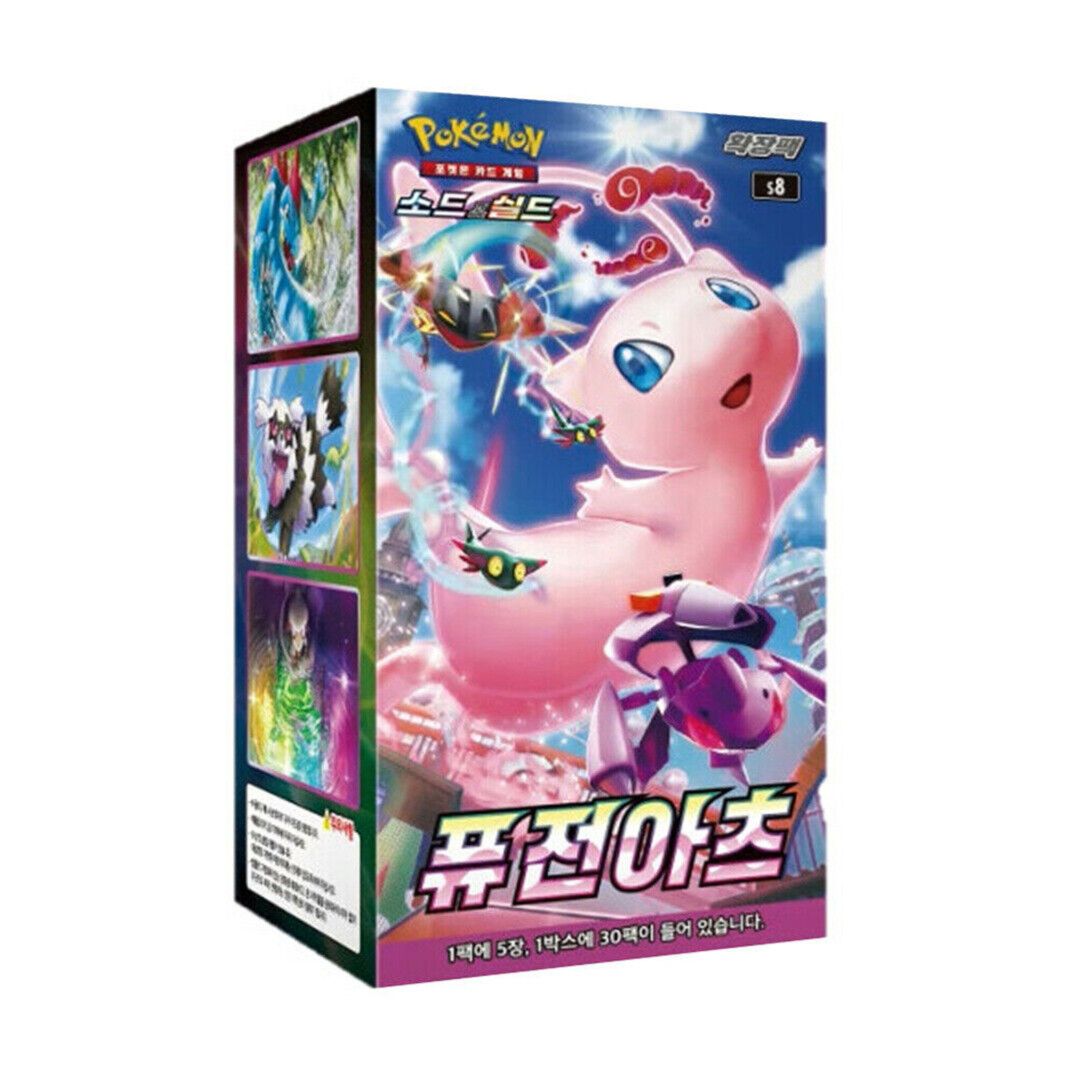 Pokémon Sword & Shield Fusion Arts med koreanska Pokemonkort