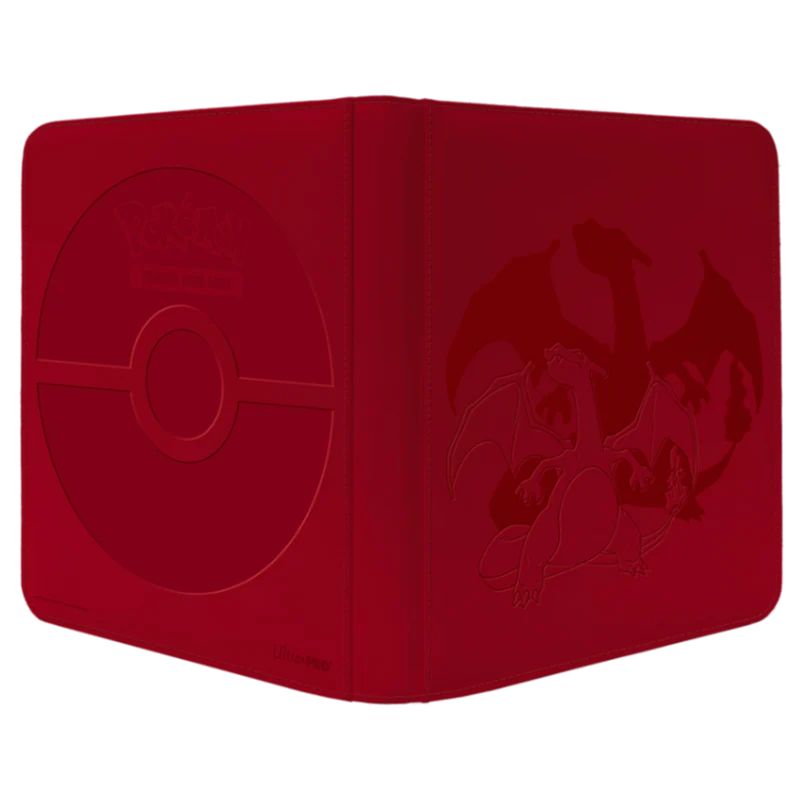 Ultra PRO: Elite Series Charizard 12-Pocket Zippered PRO-Binder fram och baksida