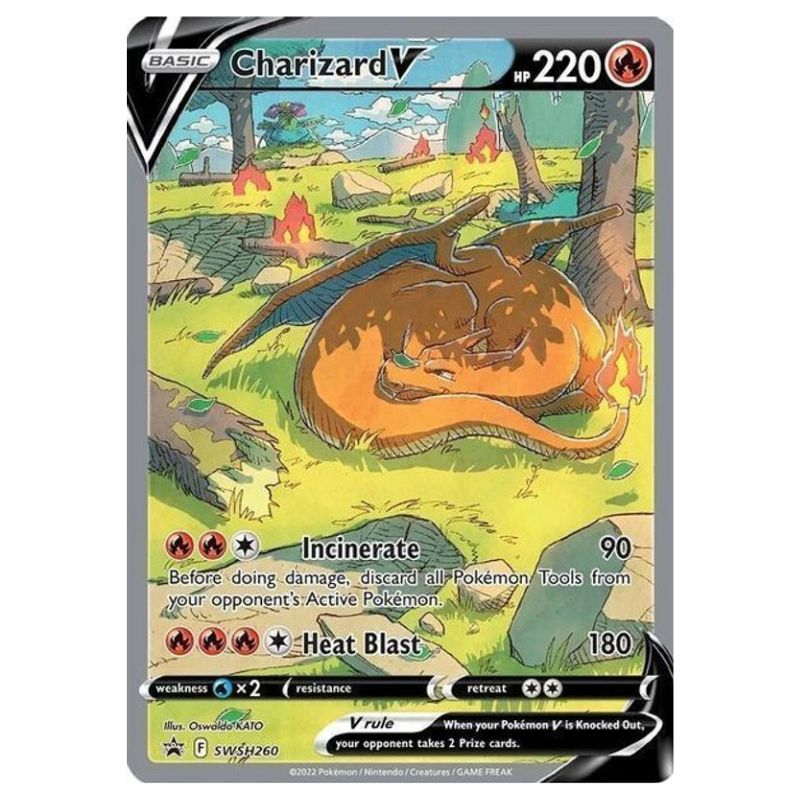 Charizard V, VSTAR &amp; VMAX - SWSH260, 261, 262 Black Star Promo - Sealed