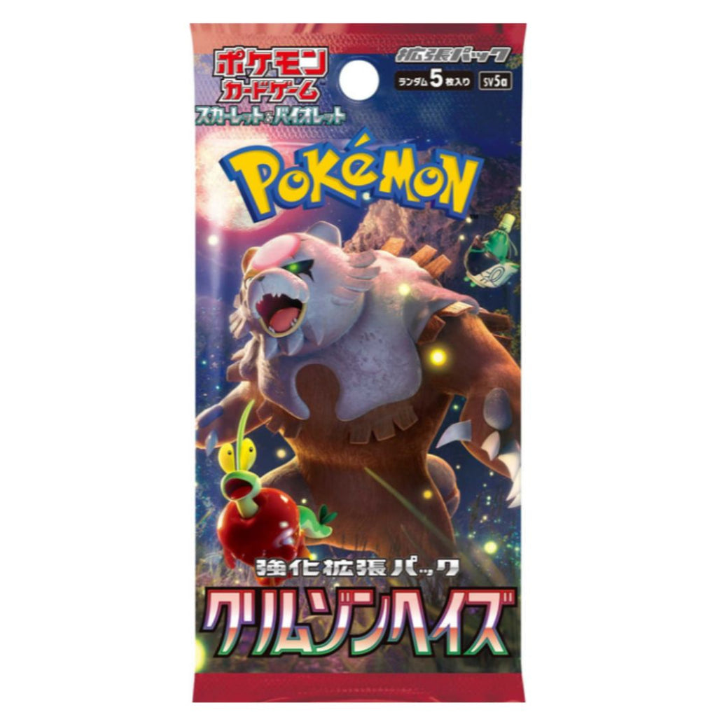 japansk pokemon crimson haze booster pack