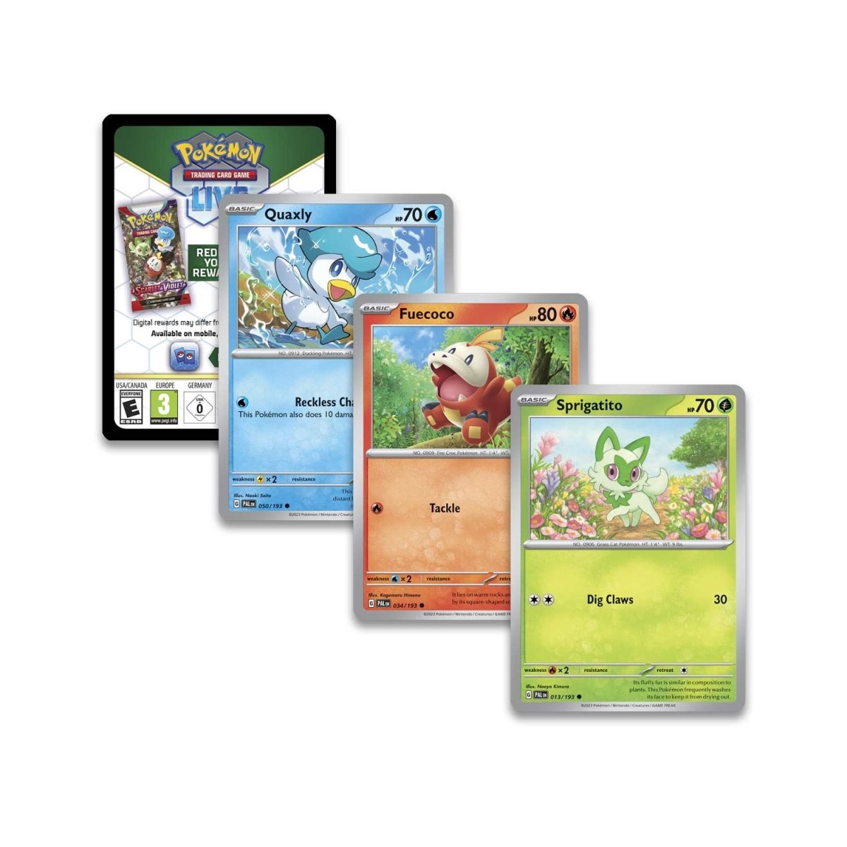 Första partner Pokémon kort
