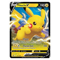 Pikachu V - SWSH061 Jumbo Black Star Promo - Pokémon Sword & Shield: Shining Fates (Stort kort)