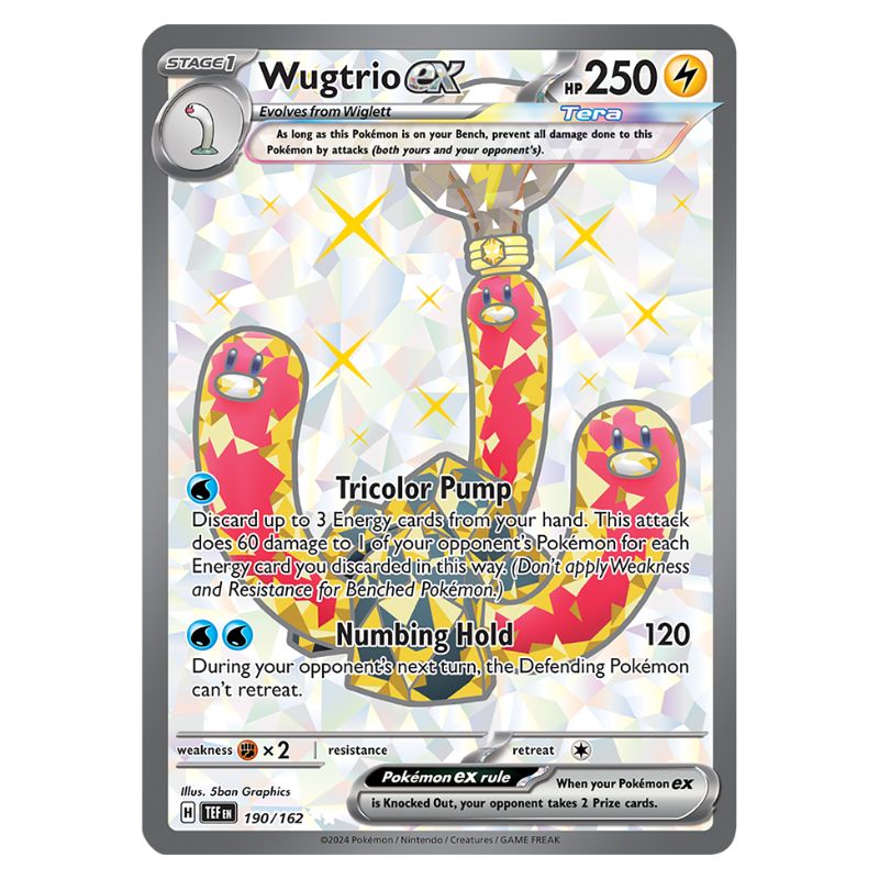 Wugtrio 190/162 Temporal Forces Pokemon kort