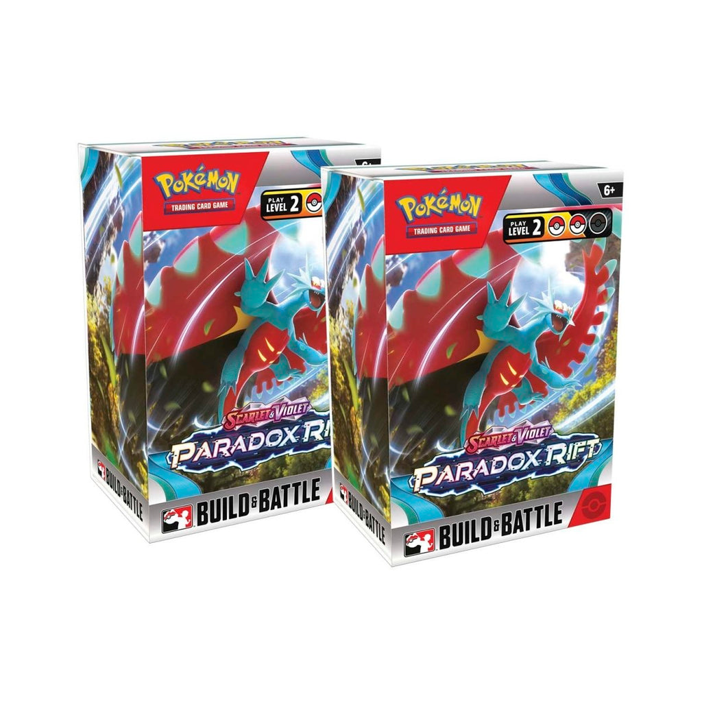 Pokémon Scarlet & Violet: Paradox Rift Build & Battle Stadium Box baksida