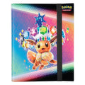 Pokemon Prismatic Evolutions 9-pocket Pro-Binder pärm med 9 fickor som rymmer total 360 kort