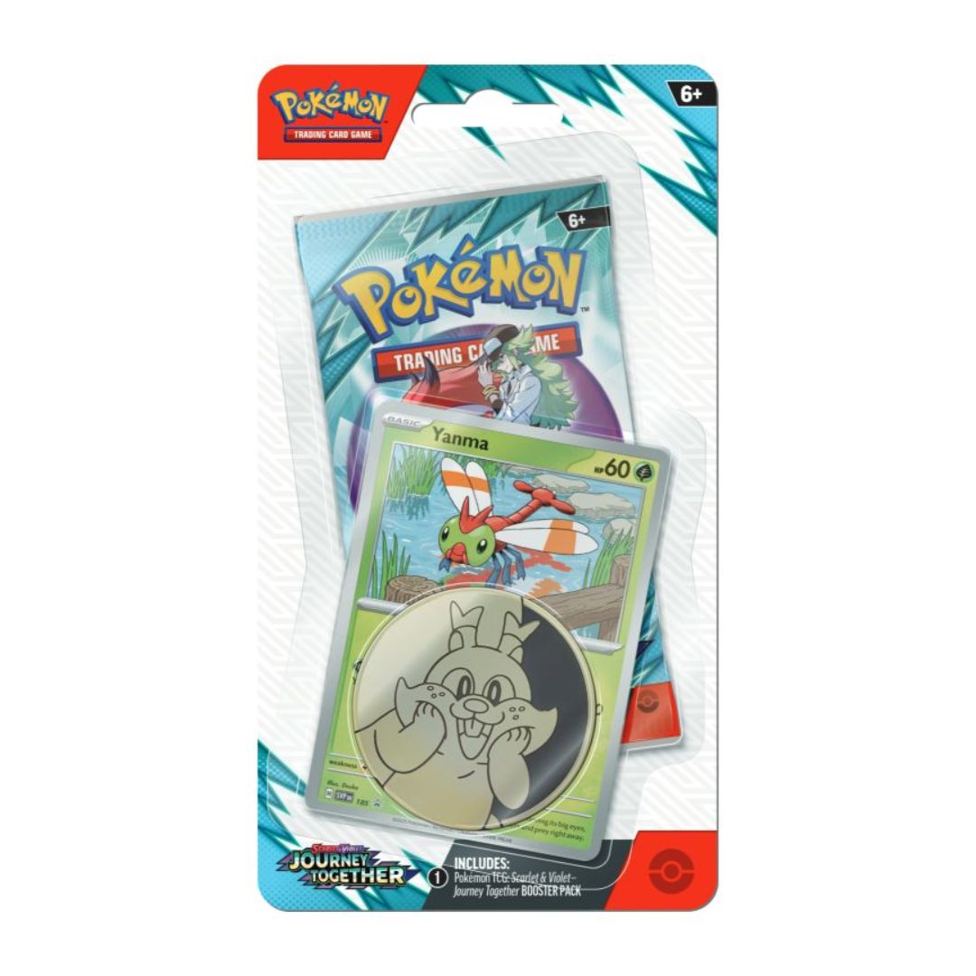 Pokémon Scarlet & Violet 9: Journey Together Checklane Blister Pack - Yanma