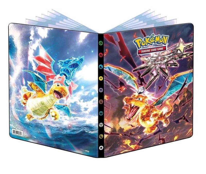 pokemon scarlet violet 3 obsidian flames pokemon kort pärm ifrån ultra pro