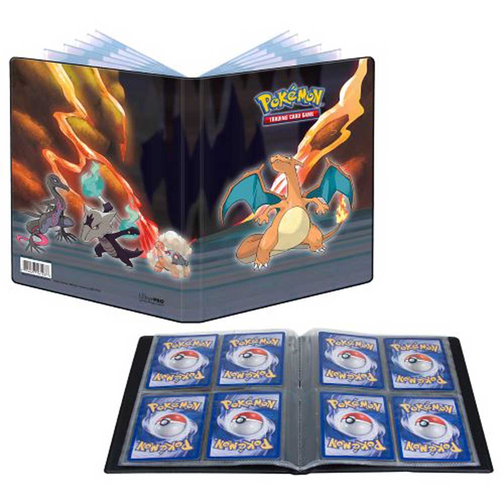 Scourching Summit Pokemon kort pärm med Charizard motiv