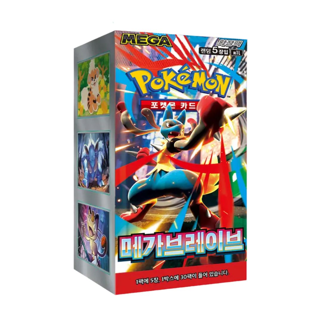 Pokémon Kort Mega Brave Booster Box (Koreansk)