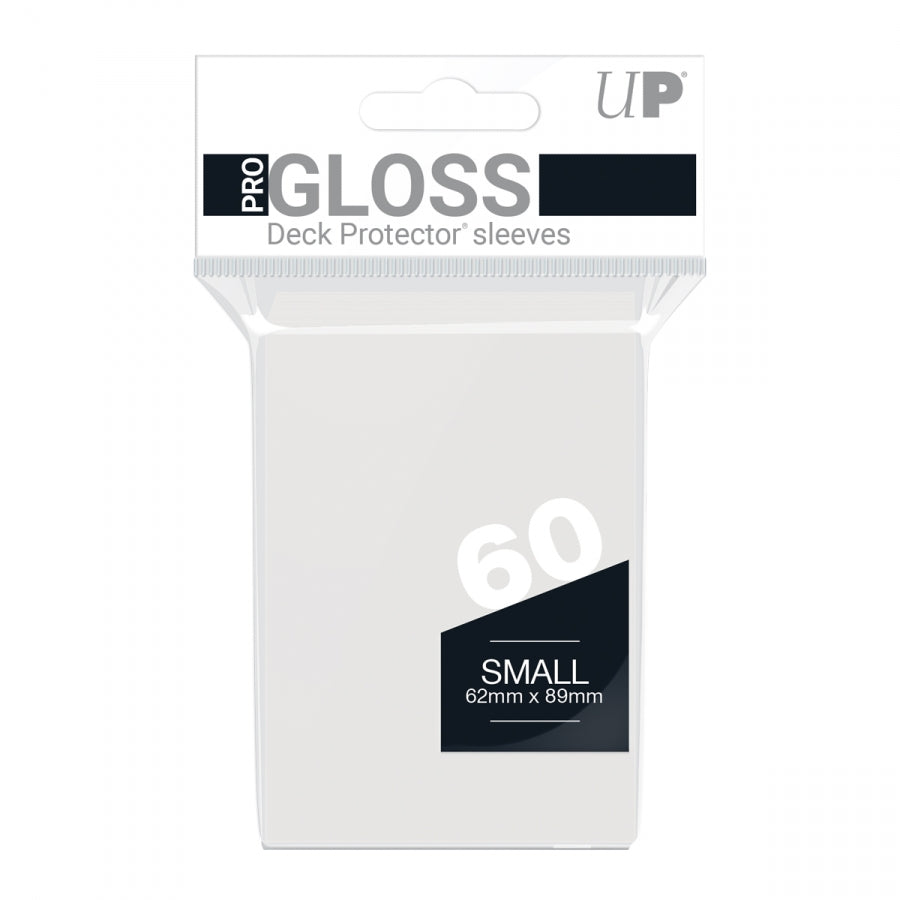 Ultra PRO: PRO-Gloss Small Deck Protector Sleeves Clear, 60 pcs