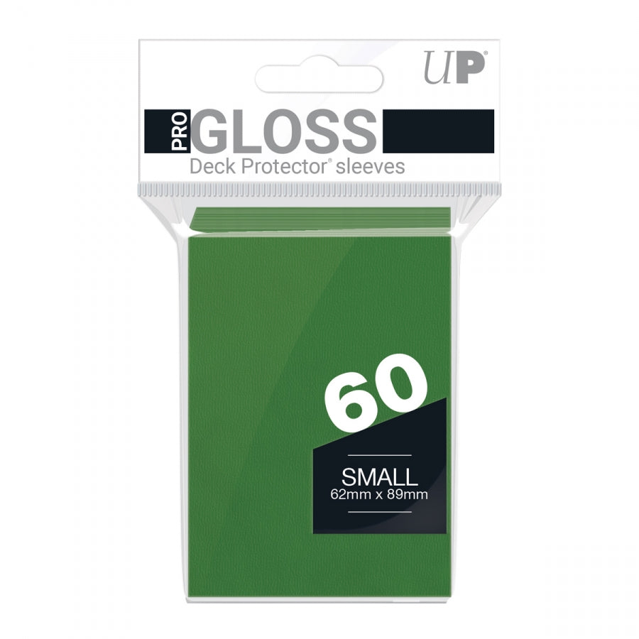 Ultra PRO: PRO-Gloss Small Deck Protector Sleeves Green, 60pcs